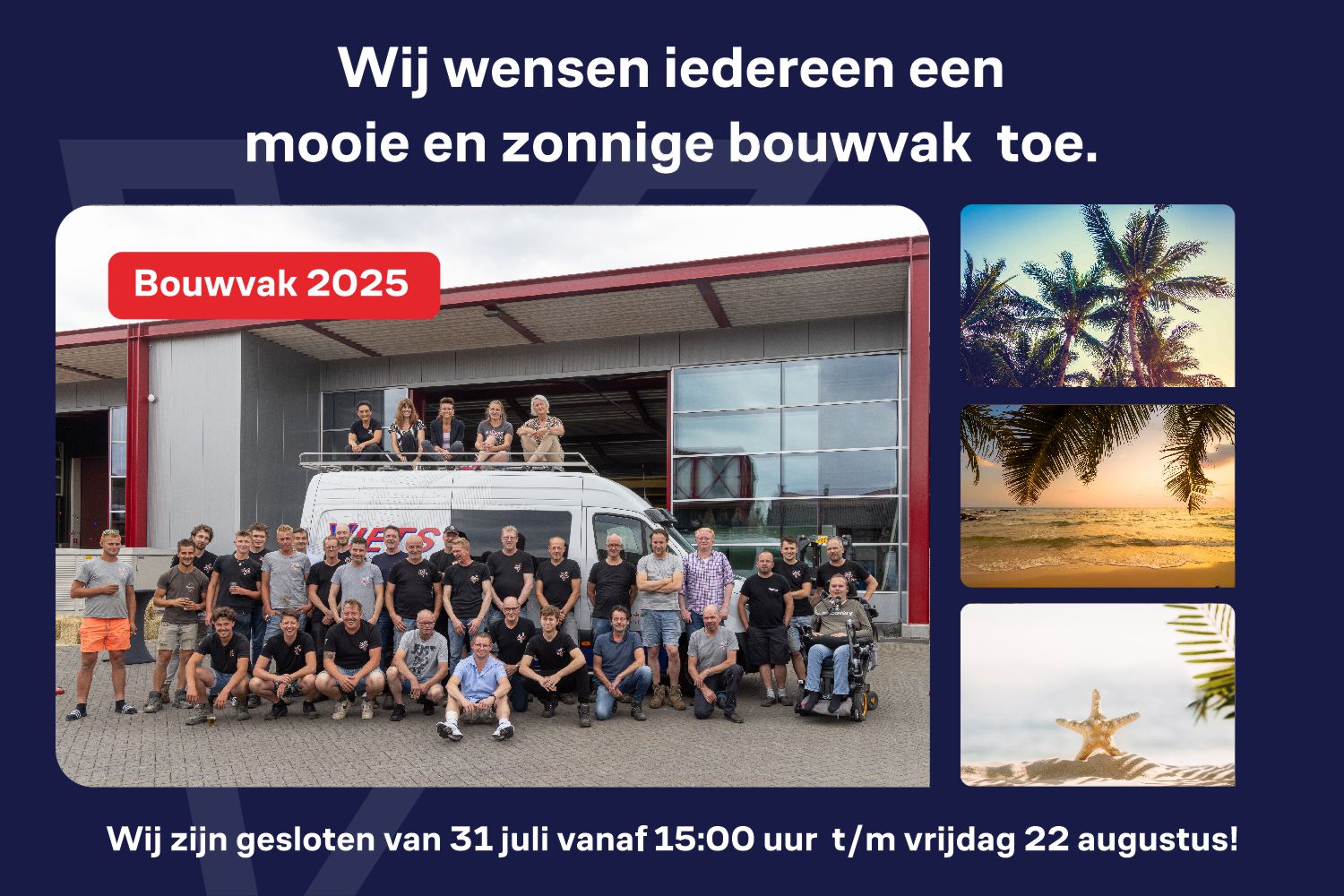 Fijne vakantie POP-UP